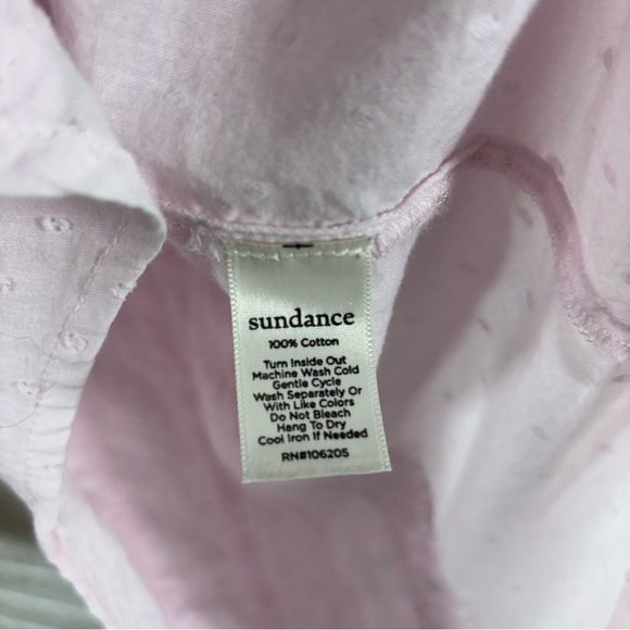 Sundance Mirabelle Eyelet Top Pink PXS - Picture 5 of 5